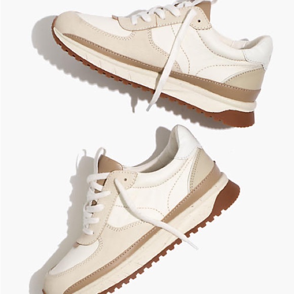 Madewell Kick-Off trainers. Neutral color block size 7 - Picture 4 of 6